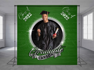 Graduations Personalized Event Backdrop GRD-1078