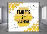 Bees Personalized Event Backdrop BBC-1279