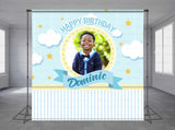 Boy Personalized Event Backdrop BBC-1286