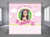 Girl Personalized Event Backdrop BBC-1287