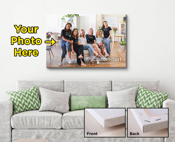 Coworkers Photo Personalized Mounted Canvas MC-1014