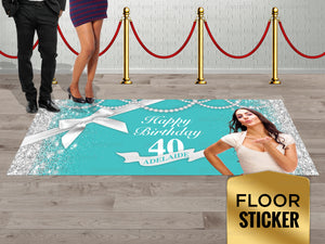 Birthday Custom Design Event Floor Sticker FLS-1012