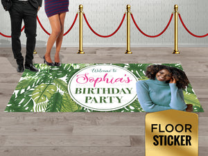 Birthday Custom Design Event Floor Sticker FLS-1013