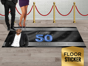 Birthday Custom Design Event Floor Sticker FLS-1014