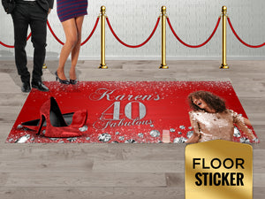 Birthday Custom Design Event Floor Sticker FLS-1015