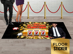 Casino Custom Design Event Floor Sticker FLS-1017