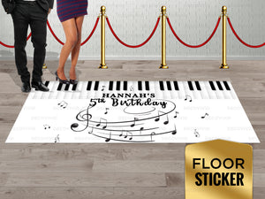 Musical Theme Event Floor Sticker FLS-1018