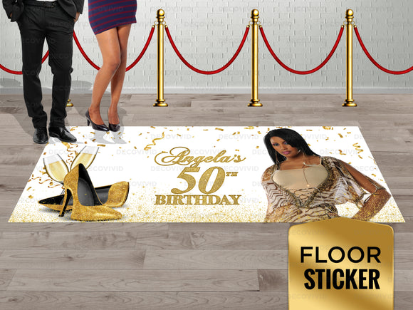 Birthday Event Floor Sticker FLS-1028