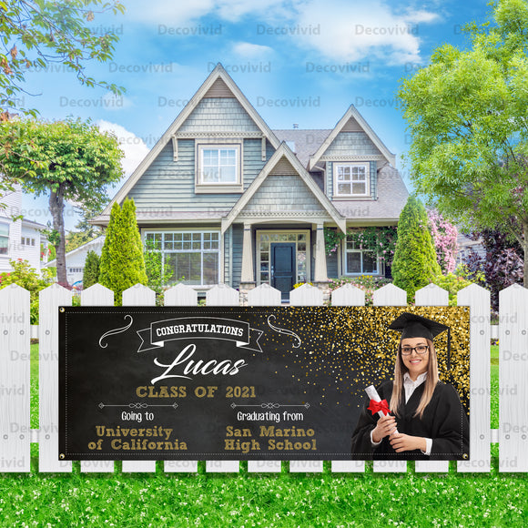 Graduation Personalized Outdoor Fence Banner FB-1000