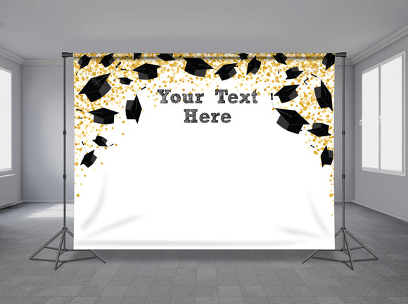 Graduations Personalized Event Backdrop GRD-1003