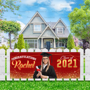 Graduation Personalized Outdoor Fence Banner FB-1003