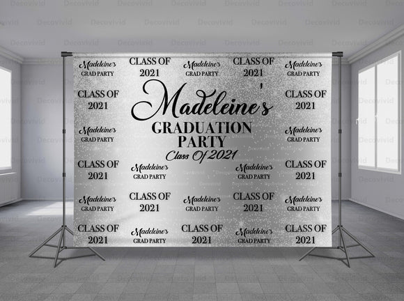 Graduations Personalized Event Backdrop GRD-1028