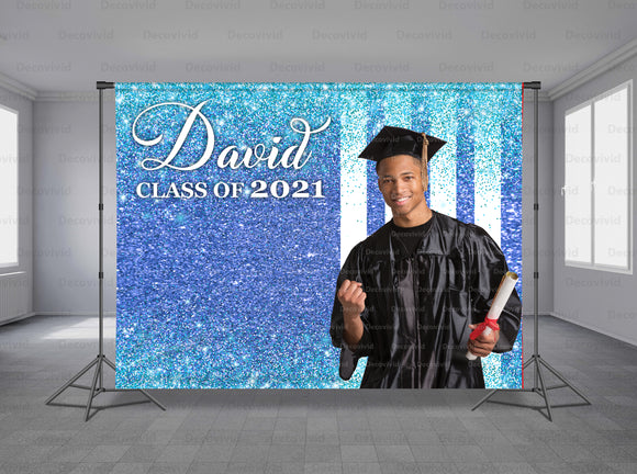 Graduations Personalized Event Backdrop GRD-1033