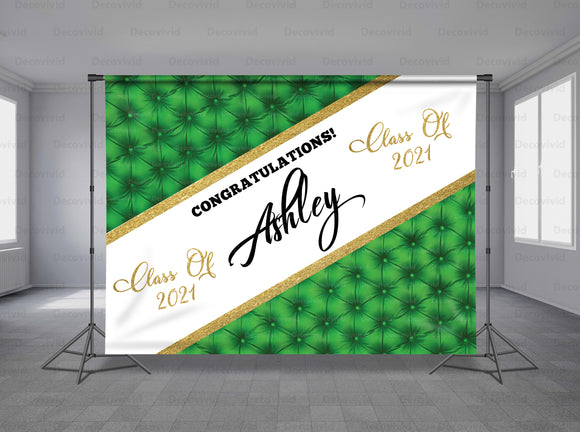 Graduations Personalized Event Backdrop GRD-1040