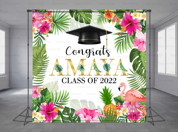 Graduations Personalized Event Backdrop GRD-1076