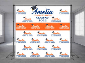 Graduations Personalized Event Backdrop GRD-1079