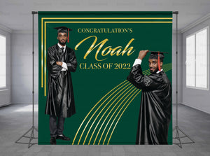 Graduations Personalized Event Backdrop GRD-1069