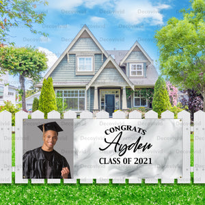 Graduation Personalized Outdoor Fence Banner FB-1007