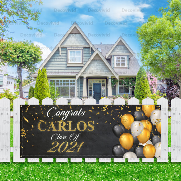 Graduation Personalized Outdoor Fence Banner FB-1010