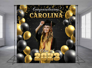 Graduations Personalized Event Backdrop GRD-1067