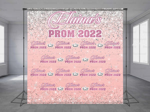 Prom Personalized Event Backdrop GRD-1085