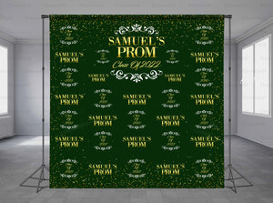 Prom Personalized Event Backdrop GRD-1090