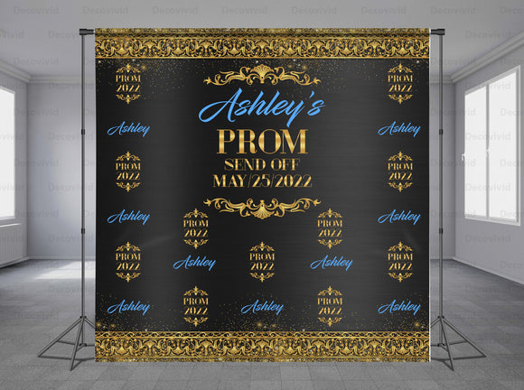 Prom Personalized Event Backdrop GRD-1086