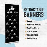 Business Personalized Retractable Banner RBS-1008