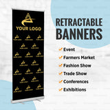 Business Personalized Retractable Banner RBS-1009