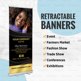 Business Personalized Retractable Banner RBS-1012