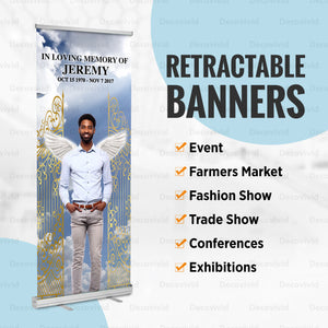 Funeral Personalized Retractable Banner RBS-1013