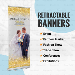 Wedding Personalized Retractable Banner RBS-1018