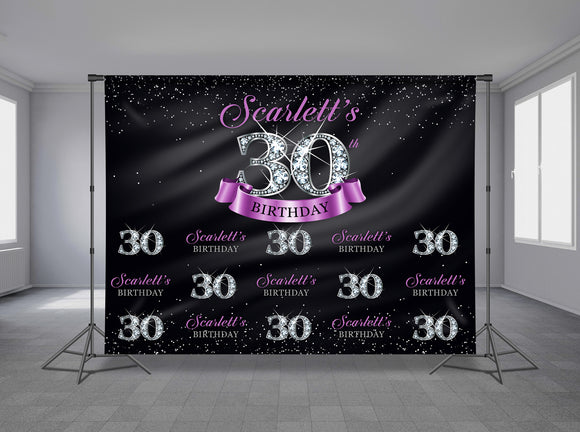 Step and Repeat Personalized Event Backdrop SR-1002