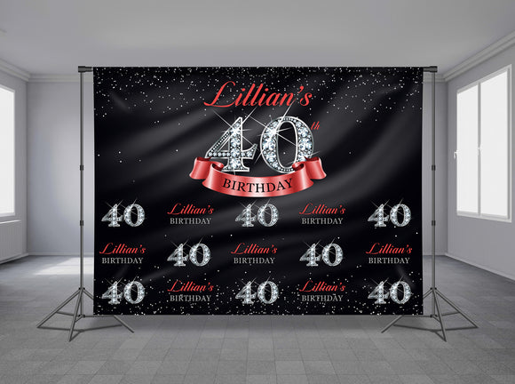 Step and Repeat Personalized Event Backdrop SR-1003