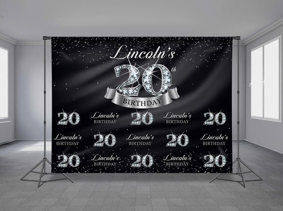 Step and Repeat Personalized Event Backdrop SR-1006