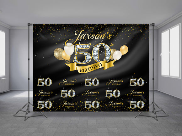 Step and Repeat Personalized Event Backdrop SR-1007