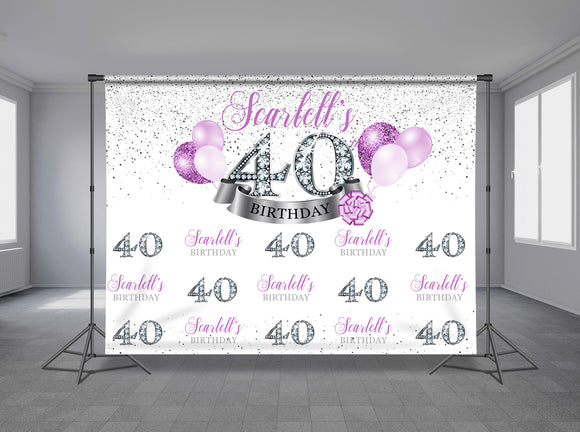 Step and Repeat Personalized Event Backdrop SR-1009