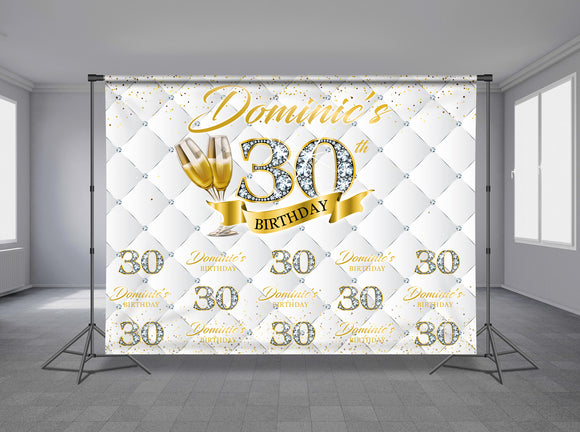 Step and Repeat Personalized Event Backdrop SR-1010