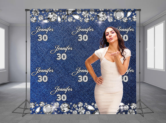 Step And Repeat Personalized Event Backdrop SR-1133