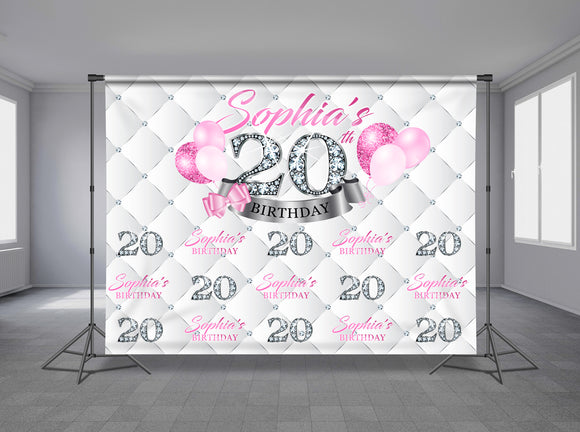 Step and Repeat Personalized Event Backdrop SR-1011