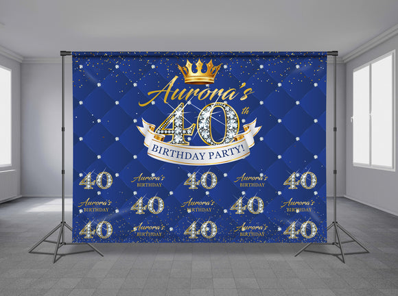 Step and Repeat Personalized Event Backdrop SR-1012