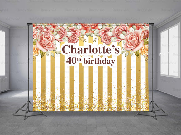 Step And Repeat Personalized Event Backdrop SR-1116