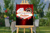 Casino Personalized Event Welcome Sign WS-1020