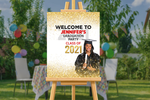 Graduation Personalized Event Welcome Sign WS-1032