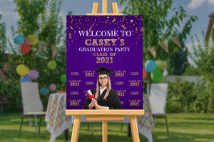 Graduation Personalized Event Welcome Sign WS-1033